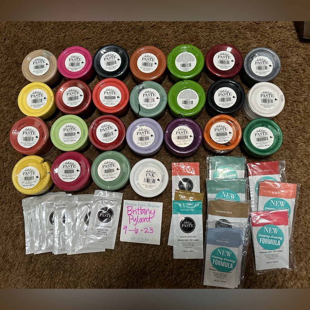 Chalk Couture Pastes and Inks - New and Used